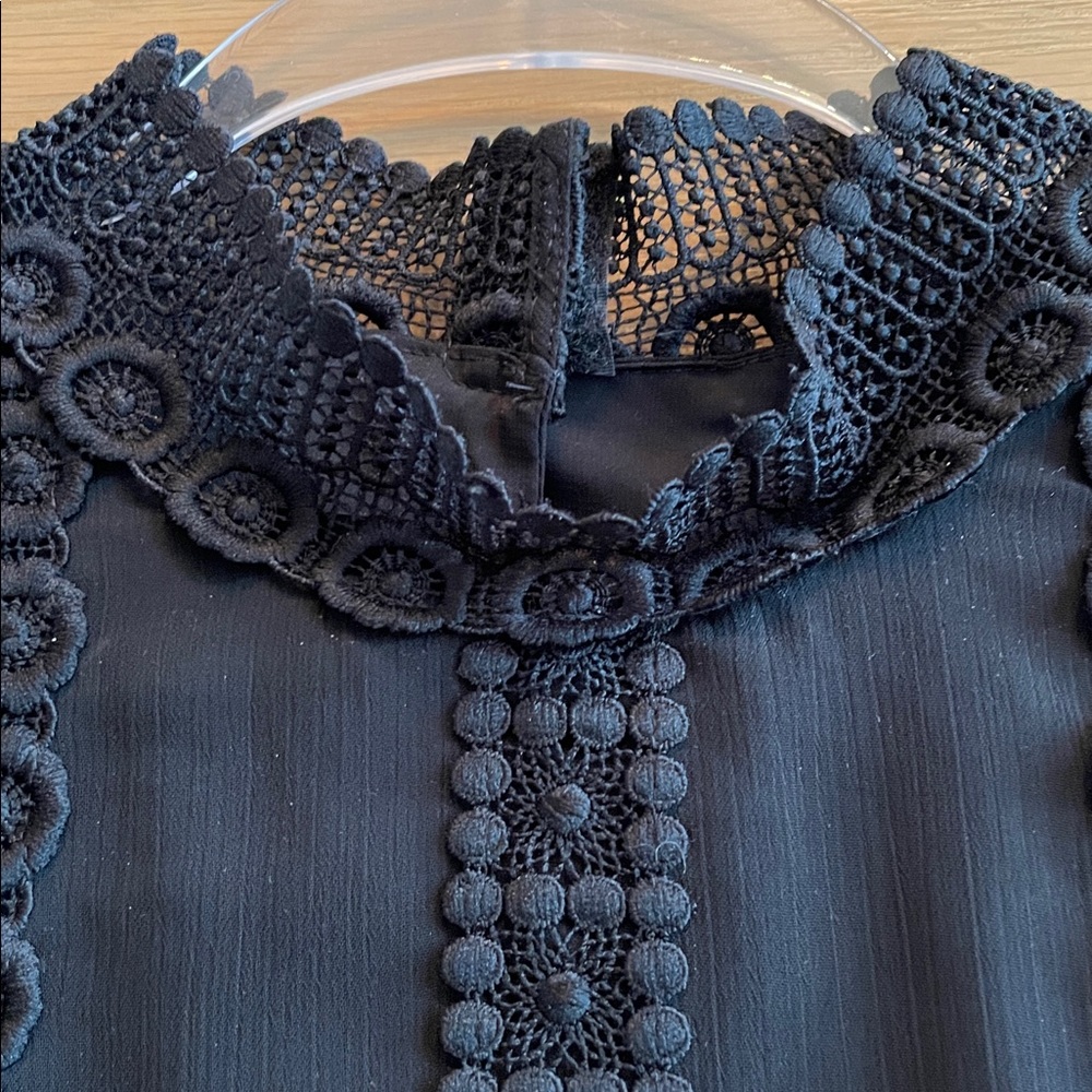 Ted Baker Vessar Lace Trim Blouse - Picture 3 of 9